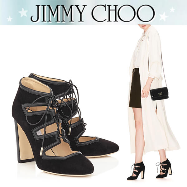 2017大人気 新作JIMMYCHOO ジミーチュウスーパーコピー/LATCH 100/レースアップパンプス